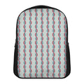 Red And Blue DNA Pattern Print Casual Backpack