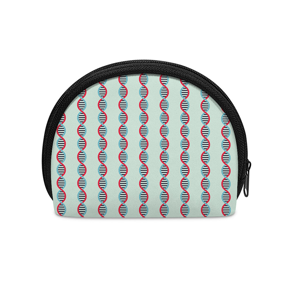 Red And Blue DNA Pattern Print Coin Purse
