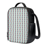 Red And Blue DNA Pattern Print Crossbody Lunch Bag