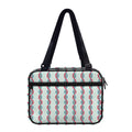 Red And Blue DNA Pattern Print Double Strap Bible Bag