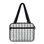 Red And Blue DNA Pattern Print Double Strap Bible Bag