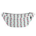 Red And Blue DNA Pattern Print Fanny Pack