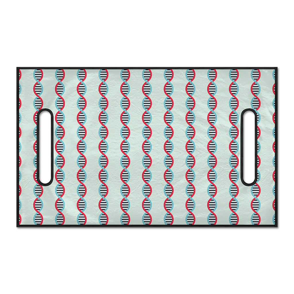 Red And Blue DNA Pattern Print Golf Cart Seat Cover