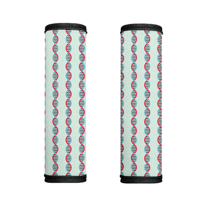 Red And Blue DNA Pattern Print Handle Covers