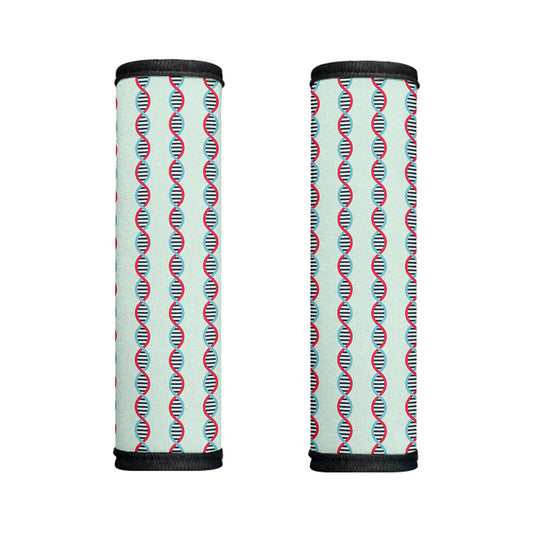 Red And Blue DNA Pattern Print Handle Covers