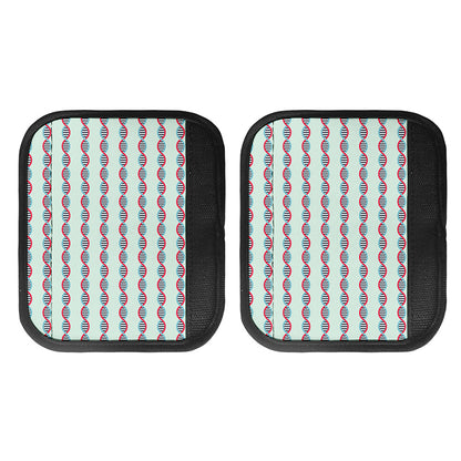 Red And Blue DNA Pattern Print Handle Covers