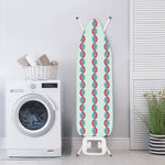 Red And Blue DNA Pattern Print Ironing Board Cover