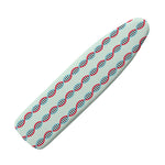 Red And Blue DNA Pattern Print Ironing Board Cover