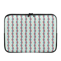 Red And Blue DNA Pattern Print Laptop Sleeve