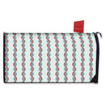 Red And Blue DNA Pattern Print Mailbox Cover