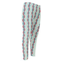Red And Blue DNA Pattern Print Men's Compression Pants