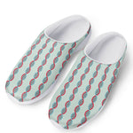Red And Blue DNA Pattern Print Mesh Casual Shoes