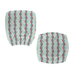 Red And Blue DNA Pattern Print Office Chair Cover