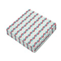 Red And Blue DNA Pattern Print Outdoor Seat Cushion Cover