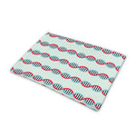 Red And Blue DNA Pattern Print Pet Cooling Mat Cover