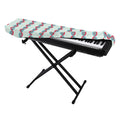 Red And Blue DNA Pattern Print Piano Keyboard Cover