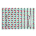 Red And Blue DNA Pattern Print Placemat