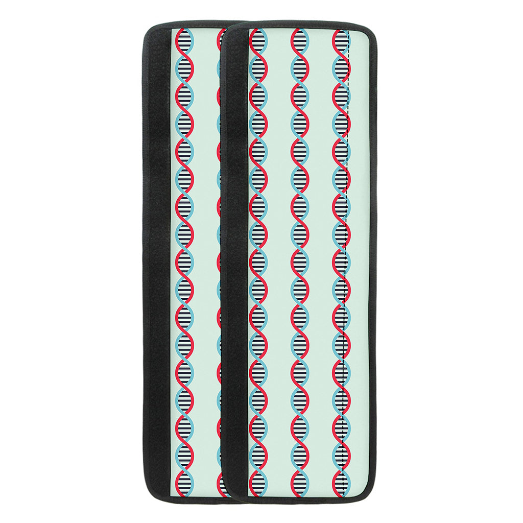 Red And Blue DNA Pattern Print Refrigerator Handle Covers