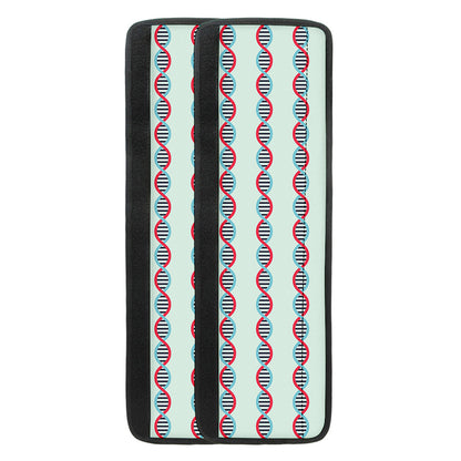 Red And Blue DNA Pattern Print Refrigerator Handle Covers