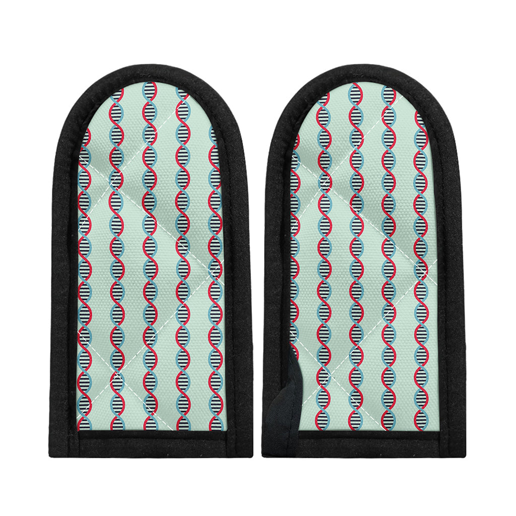 Red And Blue DNA Pattern Print Skillet Handle Cover