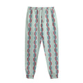 Red And Blue DNA Pattern Print Sweatpants