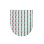 Red And Blue DNA Pattern Print Toilet Lid Cover