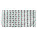 Red And Blue DNA Pattern Print Towel