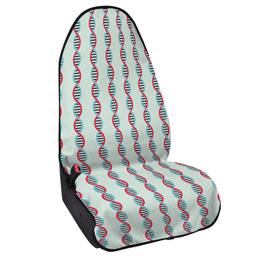 Red And Blue DNA Pattern Print Waterproof Car Seat Cover