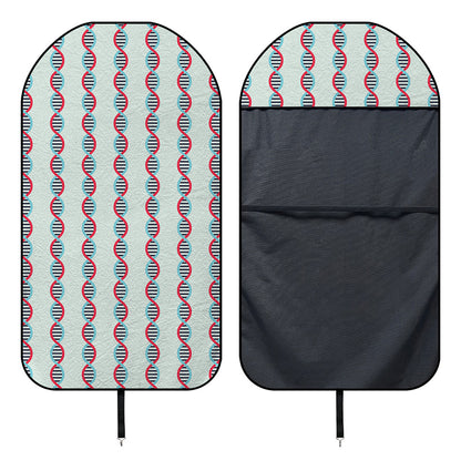 Red And Blue DNA Pattern Print Waterproof Car Seat Cover