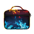 Red And Blue Fire Print Briefcase Bible Bag