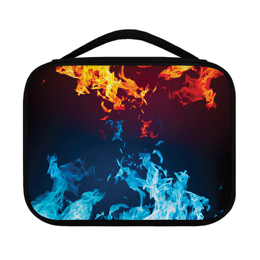Red And Blue Fire Print Classic Bible Case