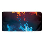 Red And Blue Fire Print Towel