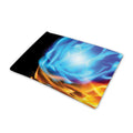 Red And Blue Fire Yin Yang Print Pet Cooling Mat Cover