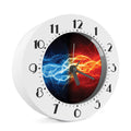 Red And Blue Lightning Print Alarm Clock