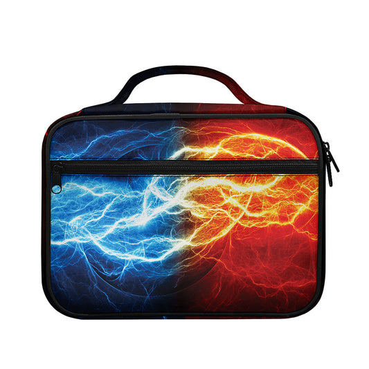 Red And Blue Lightning Print Briefcase Bible Bag