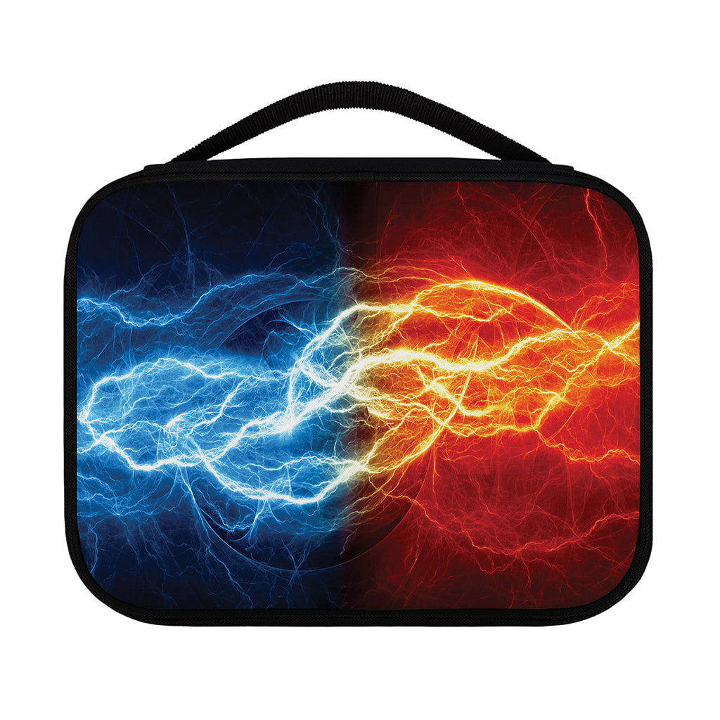 Red And Blue Lightning Print Classic Bible Case