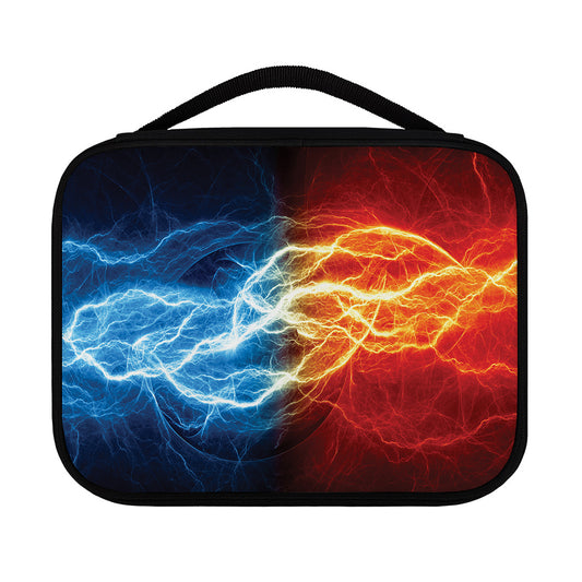 Red And Blue Lightning Print Classic Bible Case