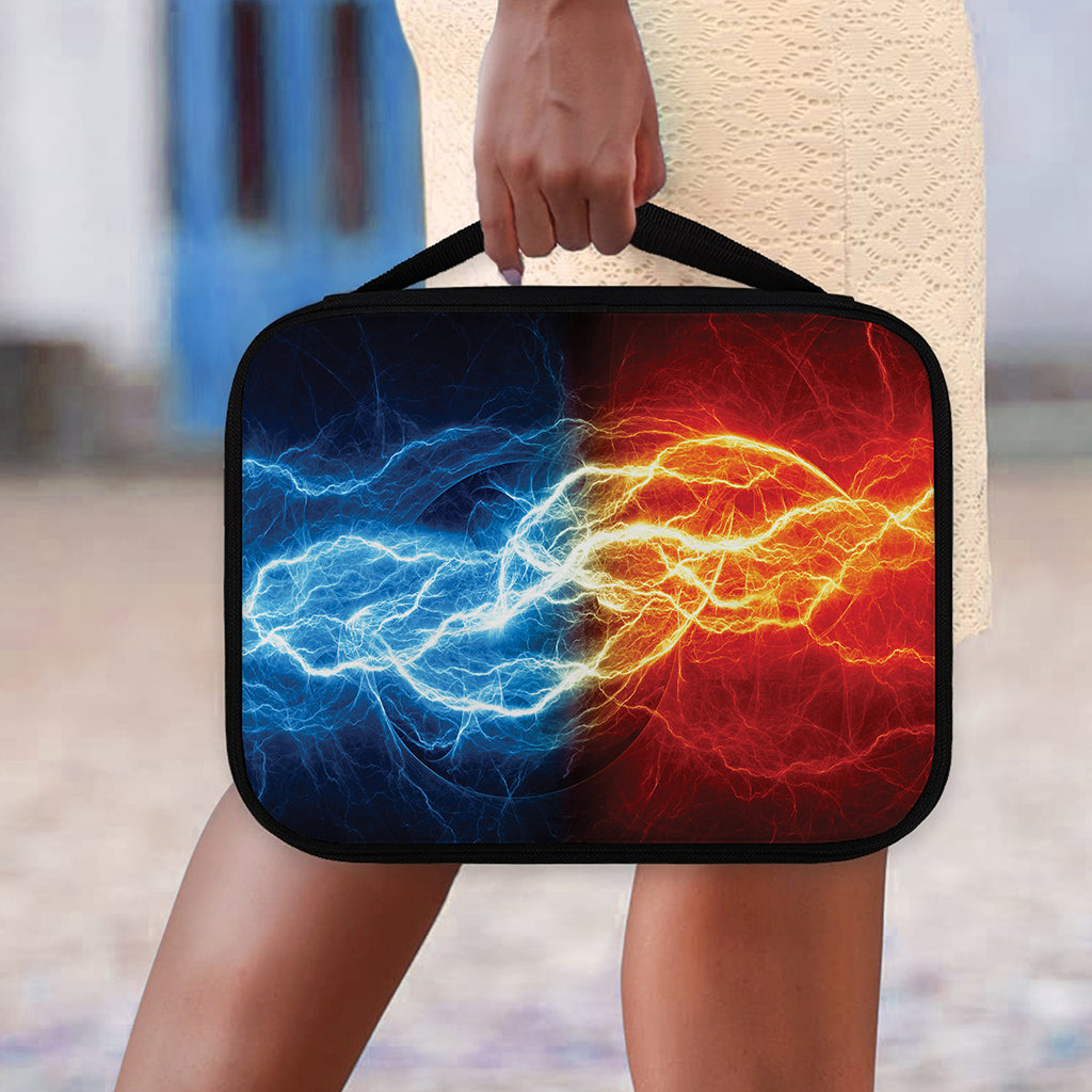 Red And Blue Lightning Print Classic Bible Case