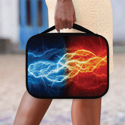 Red And Blue Lightning Print Classic Bible Case