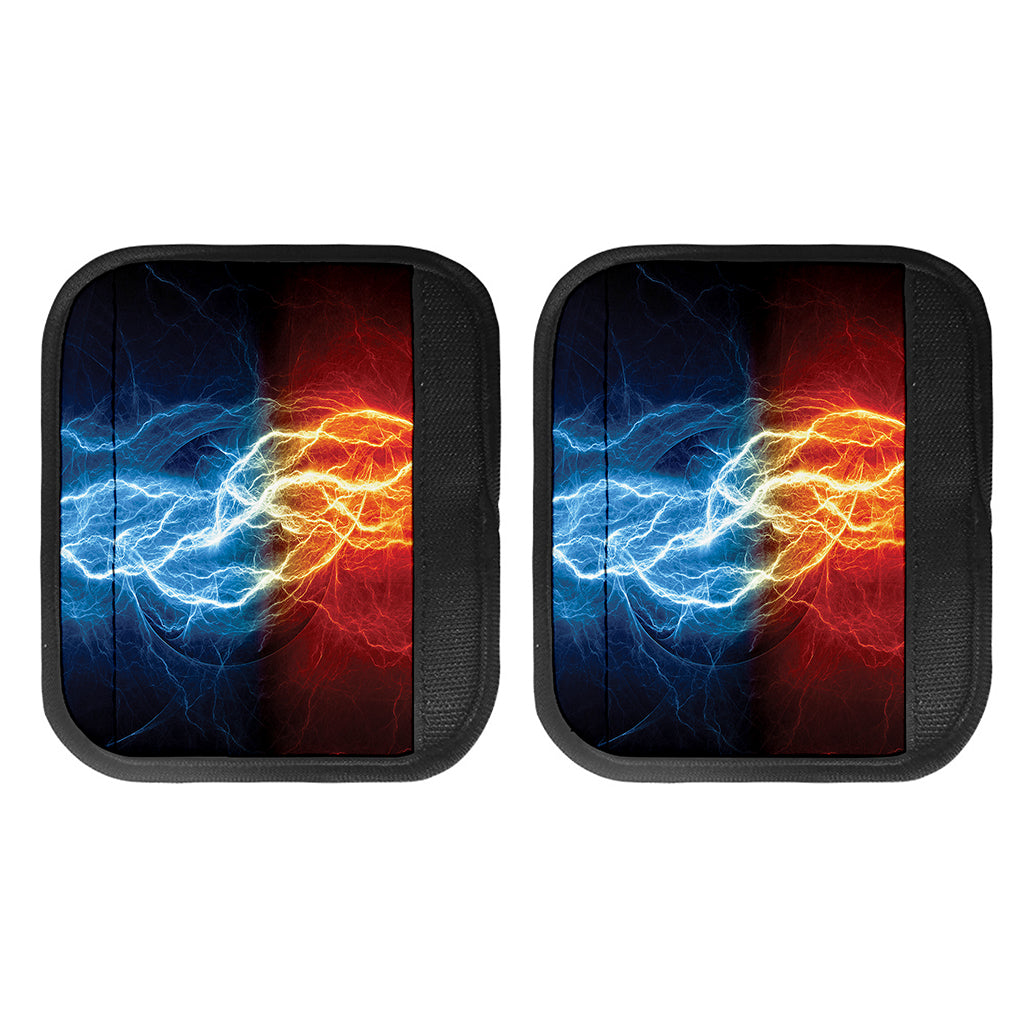 Red And Blue Lightning Print Handle Covers