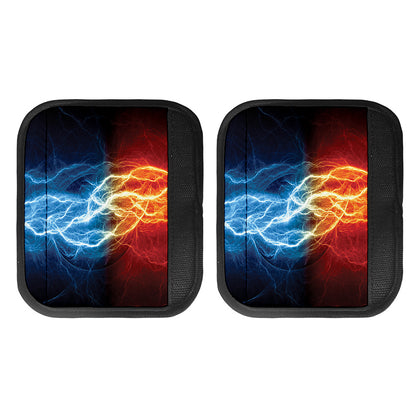 Red And Blue Lightning Print Handle Covers