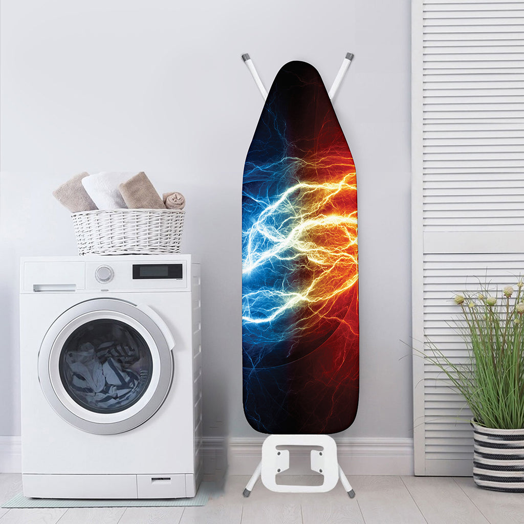 Red And Blue Lightning Print Ironing Board Cover