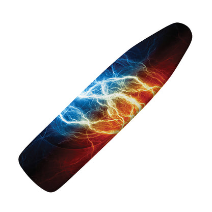 Red And Blue Lightning Print Ironing Board Cover