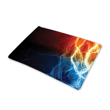 Red And Blue Lightning Print Pet Cooling Mat Cover