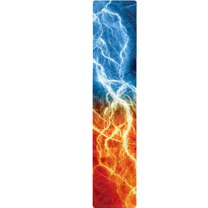 Red And Blue Lightning Print Table Runner