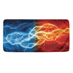 Red And Blue Lightning Print Towel