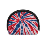Red And Blue Spider Tie Dye Print Coin Purse