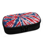 Red And Blue Spider Tie Dye Print Insulin Cooler Travel Case