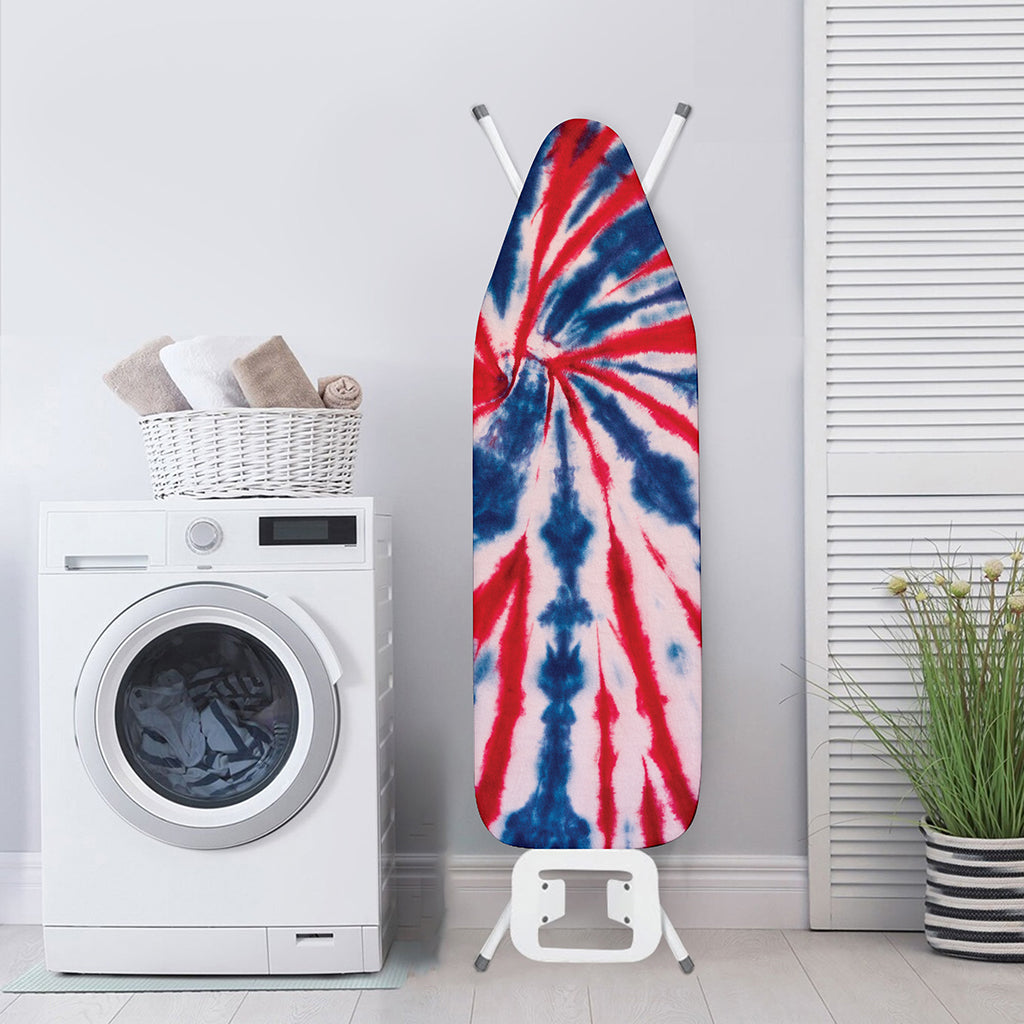Red And Blue Spider Tie Dye Print Ironing Board Cover