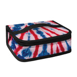 Red And Blue Spider Tie Dye Print Small Lunch Bag